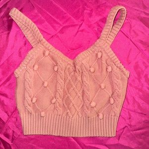 Forever 21 pink crop top